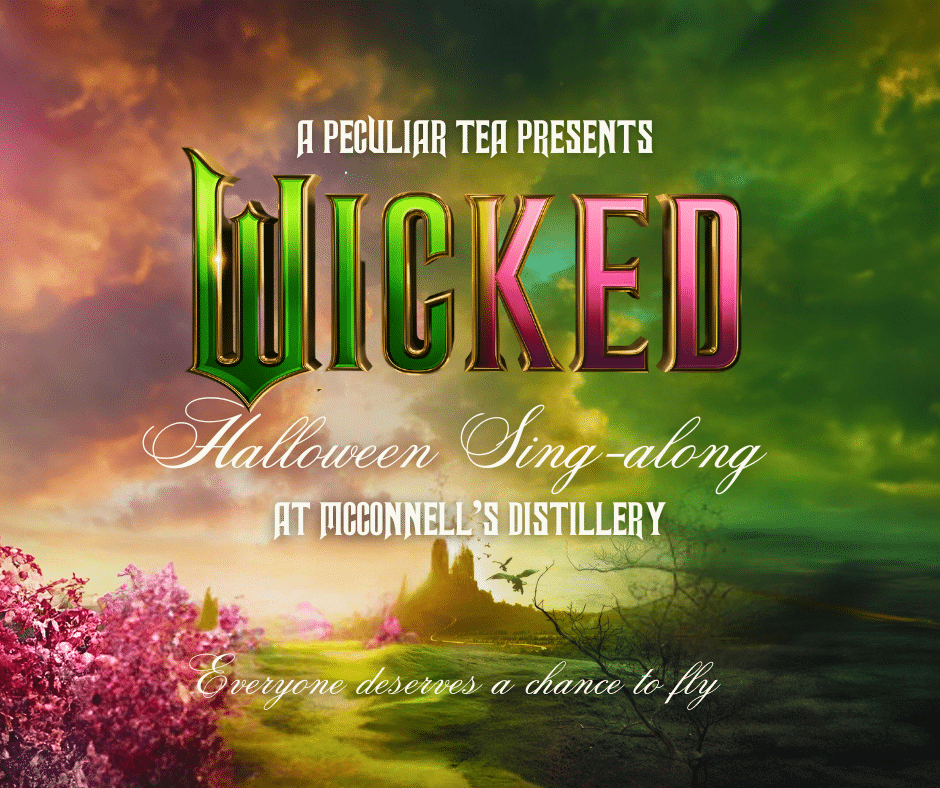 Wicked text promoting the Halloween singalong